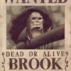 One Piece - Affiche Wanted De Brook