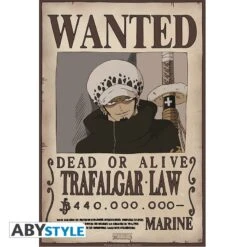 One Piece - Affiche Wanted De Trafalgar Law