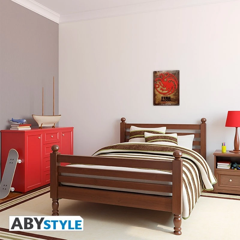 Plaque Métal Targaryen 2 Plaque Métal Targaryen – Image 2